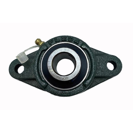 Bearing 2 Bolt Flange 3/4 Id,3/8 Bolt Size With Set Screw Collar